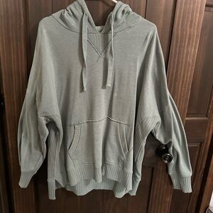 Maurices Green Sweatshirt Hoodie Relaxed Fit